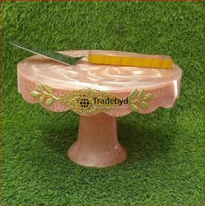 Unique Handmade <b>Resin</b> Cake Stand for Luxury Wedding Birthday Dessert Table Centerpiece Home Party Celebration Tradebyd - Product Image 1