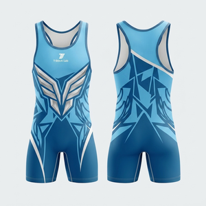 Reasonable Price Breathable Quick Dry <b>Weightlifting</b> Wholesale Rate Men's Wrestling <b>Singlet</b> Custom Logo & Design <b>Singlets</b> - Product Image 5