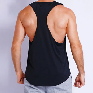 Débardeurs de style urbain 2026, taille américaine, extensibles, pour hommes, avec logo personnalisé, débardeurs de sport côtelés, débardeurs personnalisés pour hommes - Product Image 4