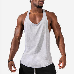 Singlet de sport pour homme personnalisé, 100% coton, respirant, écologique, à séchage rapide, pour l'entraînement, la musculation, le fitness - Product Image 4