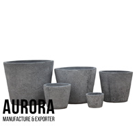 Poterie vietnamienne personnalisée pas cher Pots de fleurs en béton et jardinières pour la décoration OEM