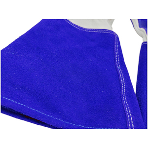 Guantes de Soldadura MIG TIG con Certificación CE, Capa Adicional en la Palma, Color Blanco Genuino, Resistentes a Pinchazos, Guantes de Seguridad de 14 Pulgadas - Product Image 2