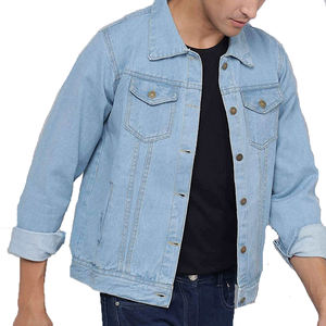 Chaqueta de mezclilla de estilo callejero hecha a medida 100% algodón nuevo diseño hecho a mano de moda para invierno - Product Image 5