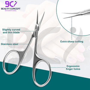 Ciseaux à cuticules professionnels, outil pour les ongles, ciseaux de manucure en acier inoxydable de précision pour salon, spa et usage domestique - Product Image 4