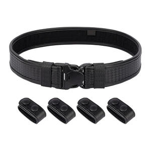 Wholesale High <b>Primer</b> Quality Tactical Leather Belt Full Grain Lightweight Breathable Personalized Branded Quality Duty belt - Product Image 3