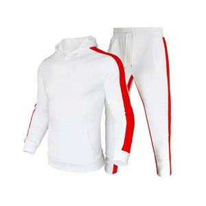 Conjunto de chándal para hombre, ropa de gimnasio personalizada de algodón y poliéster, conjunto de dos piezas para correr, traje deportivo con diamantes de imitación por sublimación DTF DTG - Product Image 6