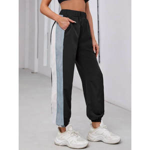 Gran oferta 2024, pantalones de chándal personalizados de algodón de lana, pantalones para correr al por mayor con cierre de cordón, estilo de invierno frontal plano - Product Image 6