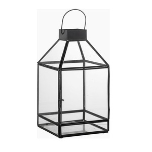 Classic Rustic Metal <b>Lantern</b> <b>Candle</b> Hholder Black Finished Indoor Outdoor Patio Garden Wedding Decor Centerpiece. - Product Image 2