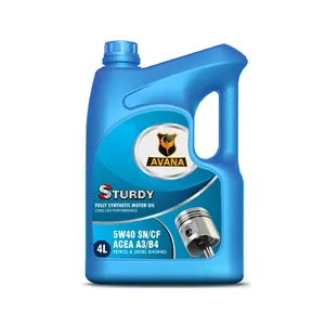 Avana Sturdy Fully Synthetic Motors Oil Long Life Performance 5W40 20L Petrol And Diesel Engines