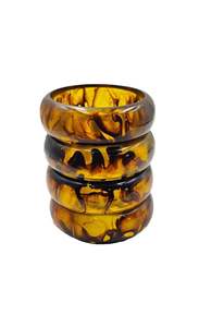 Piedras joyería resina acrílico pulsera brazalete exagerado deslumbrante Multicolor ancho Irregular cuadrado acrílico pulseras para - Product Image 4