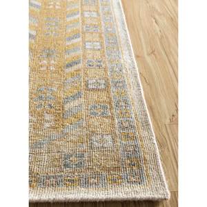 Alfombra de Lana Grande Erbe Classic, Anudada a Mano, Modelo PKWL-7010, con Patrón Geométrico para Sala de Estar, Pasillo o Decoración del Hogar - Product Image 4