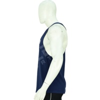 OEM personalizado de los hombres de cuello en U Camisa sin mangas del músculo chaleco debajo de la camisa de los hombres de culturismo gimnasio Fitness