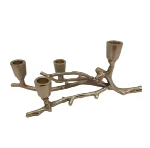 Porte-bougies en métal en forme d'étoile, finition antique, très demandés, pour décoration lumineuse de Noël, au prix le plus bas - Product Image 4