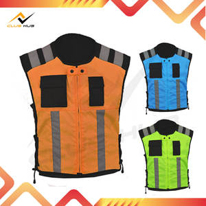 Chaleco de Seguridad Reflectante de Alta Visibilidad para Motociclistas, Transpirable, Estampado, 100% Algodón, Chaqueta de Trabajo para Motociclistas - Product Image 5