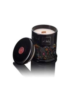 Collection Abela Rustic Africa 200g, bougies en cire de soja écologiques, non toxiques, faites à la main, luxueuses, longue durée, en céramique, parfum terreux - Product Image 2