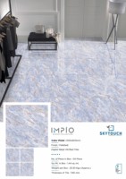 Carrelage de sol en porcelaine mate 60x60 marron antidérapant moderne par SKYTOUCH, fabricant et exportateur indien de céramique pour salon