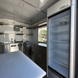 รถบรรทุกขายอาหารเคลื่อนที่ขนาด8.5x20อุปกรณ์ทำบาร์บีคิวอุปกรณ์สำหรับร้านอาหาร - Product Image 3