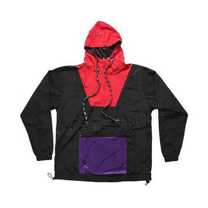 Ensemble veste coupe-vent et short pour homme personnalisé, deux pièces, fermeture éclair, polyester, style streetwear estival, prix de gros - Product Image 2