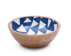 Bol à salade en bois avec design imprimé qualité la moins chère pour les restaurants et les hôtels Vintage nouvel arrivage vente chaude ustensiles de cuisine - Product Image 1