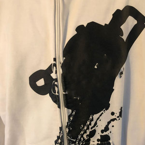 Sudadera con capucha polar de invierno de manga larga con cremallera de cara completa patrón sólido de diamantes de imitación poliéster/algodón en línea superventas - Product Image 3
