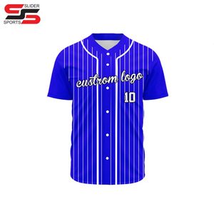 Camiseta de béisbol de la Liga Juvenil personalizada de fábrica, Camiseta deportiva de softbol con logotipo bordado impreso por sublimación - Product Image 3