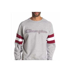 <span class=keywords><strong>Felpa</strong></span> con cappuccio <span class=keywords><strong>Champion</strong></span> da <span class=keywords><strong>uomo</strong></span> bianca XL colorblock in 100% cotone French Terry con cerniera e applicazioni, lavaggio acido - Product Image 2