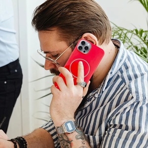 Cover magnetica per iPhone Design moderno con ricarica rapida e Anti-riflesso caratteristiche Precise - Product Image 1