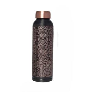 <b>Black</b> Engraved copper <b>Bottle</b> High Quality Pure Copper <b>Water</b> <b>Bottles</b> Available Premium quality <b>Water</b> <b>Bottle</b> - Product Image 1
