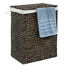 Cesto de ropa de bambú de alta venta, con forma redonda y acabado natural, para uso en interiores y exteriores a bajo precio. - Product Image 4