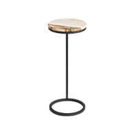 Petites tables à café en métal et en bois pour boissons Meubles de salon de luxe Article en vente en gros à usage domestique Nouvel arrivage