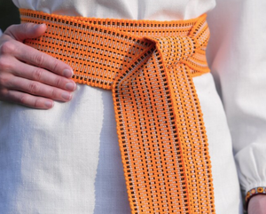 Handmade Slavic Woven Sash <b>Belt</b> Wide Colorful Waistband <b>Belt</b> for Jeans Ukrainian Ethnic Sash for Men & Women Boho Style - Product Image 1