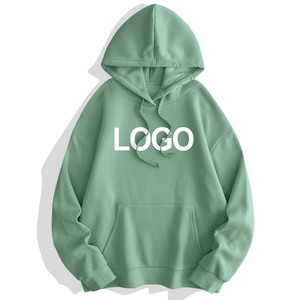 High Quality Cotton <b>Men</b> Pullover <b>Hoodies</b> Embroidery And Logo Loose Style <b>Plain</b> Unisex Oversized <b>Hoodies</b> - Product Image 6