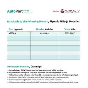 ชุดซ่อมกระจก-เหมาะสำหรับ Nissan Primera (จัดส่งจากผู้ผลิตไก่งวง) รหัสผลิตภัณฑ์: FD113418 - Product Image 2