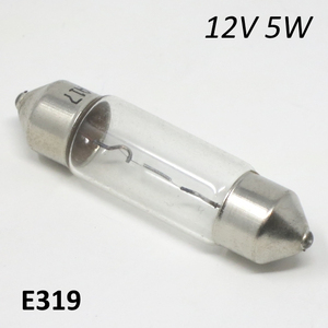 Bombilla torpedo festoon de 12V 5W para faro (para encendidos de 12V), tamaño mediano - Product Image 1