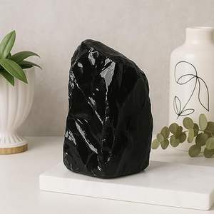 Mineral de Gema cruda de turmalina negra Natural de alta calidad para rejillas de cristal curación metafísica y decoración de jardín - Product Image 2