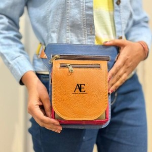 New Western Handmade Recycled Leather Waist Bag With Adjustable <b>Belt</b> Unique Vintage Stylish Fanny Pack Hip Adjustable Waist Bags - Product Image 1