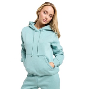 ชุดวอร์ม2ชิ้นแบบสวมหัวมีฮู้ดสำหรับผู้หญิงผ้าฟลีซสวมใส่สบายระบายอากาศได้ดีสำหรับฤดูใบไม้ร่วงและฤดูหนาวดูถนนแขนยาวใช้งานแบบลำลอง - Product Image 3