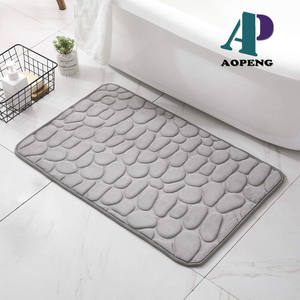 Alfombra Antifatiga Personalizada para Cocina, de Franela con Relieve, Resistente al Agua, para Fregadero y Estufa, Diseño Minimalista con Patrón Sólido - Product Image 1