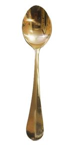 ช้อนกาแฟชาทองเหลืองทรงบิดดีไซน์ใหม่ชุบทองสำหรับห้องครัวคาเฟ่และร้านอาหาร - Product Image 2