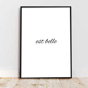 Est Belle Art Print DIN A4 Impresión artística elegante y hermosa en tamaño estándar - Product Image 4