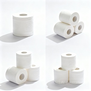 Rouleaux de papier toilette blancs, emballage pour usage institutionnel, commercial et professionnel dans les toilettes - Product Image 3