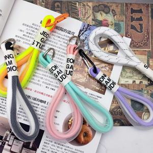 Cordon sangles de téléphone portable nouveauté décoration en maille colorée 15 lanière de poignet pour étui de téléphone portable lanières personnalisées en Nylon 1 pièce/sac - Product Image 1