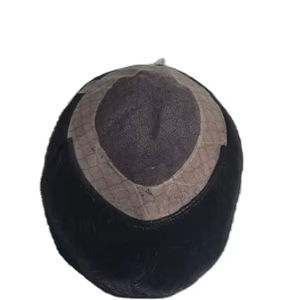 Taz Hair BD, Sistema Capilar Masculino con Peluca de Cabello Humano Remy Indio Estilo Yaki, Trama Única para Encaje - Product Image 5