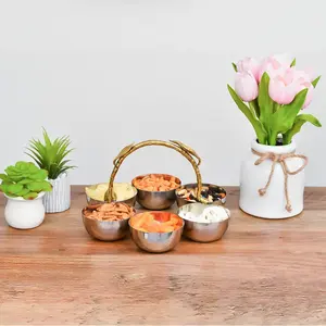 Bol en céramique contemporain haut de gamme, design élégant, fait main, écologique, décoratif, sûr pour la table, plaqué. - Product Image 5