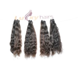 VENTE EN GROS Offre Spéciale BUNDLE DEEP WAVE DOUBLE TIRAGE INDIEN Remy HAIR 100% RAW VIERGE ONDULÉ NOIR COULEUR NATUREL CHEVEUX HUMAINS - Product Image 4