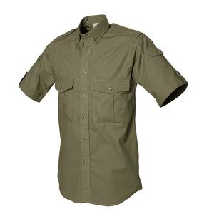 Chemise d'extérieur en coton tricoté respirant pour hommes, à séchage rapide et froid, Protection UV, convertible, à demi-manches, Style Safari - Product Image 3