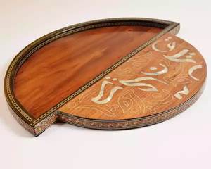 Vietnam plateau de service nacre incrustation bois objets décoratifs pour table plateau de service pour hôtel ou maison - Product Image 1