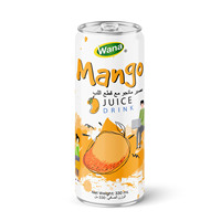 330ml blikje Vietnam Tropisch Sap-Wana/OEM Merk Gesteriliseerd Halal Gecertificeerd Gefilterd NFC Sprankelend Ananas Mango Lychee Guave