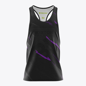 OEM Men's Fitness Tank Top Custom Cotton <b>Stringer</b> <b>Vest</b> Breathable Knitted Style for Gym Bodybuilding & Exercise - Product Image 1