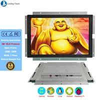 Nuevo Monitor Táctil Infrarrojo de Marco Abierto Plateado de 22 Pulgadas Pot O Gold con Interfaz USB/DVI/Seriel para Máquinas de Juego